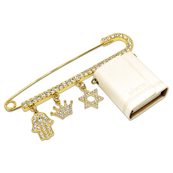 Custom Clear Tehillim Pin