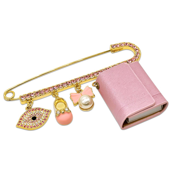 Custom Pink Tehillim Pin