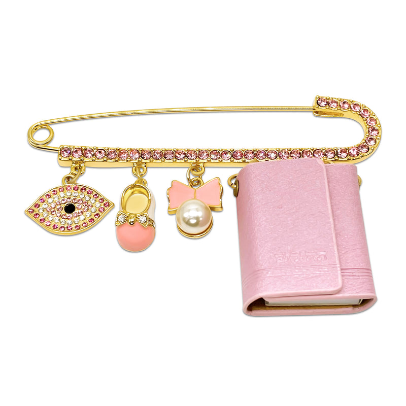 Custom Pink Tehillim Pin
